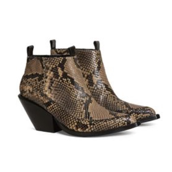 H&M STUDIO AW 2016 TAN ankle boot size 41 - Picture 2 of 3